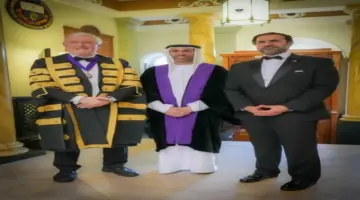 سفير الإمارات لدى إيرلندا يشهد حفل تكريم البروفيسور حميد الشامسي بزمالة الكلية الملكية للأطباء